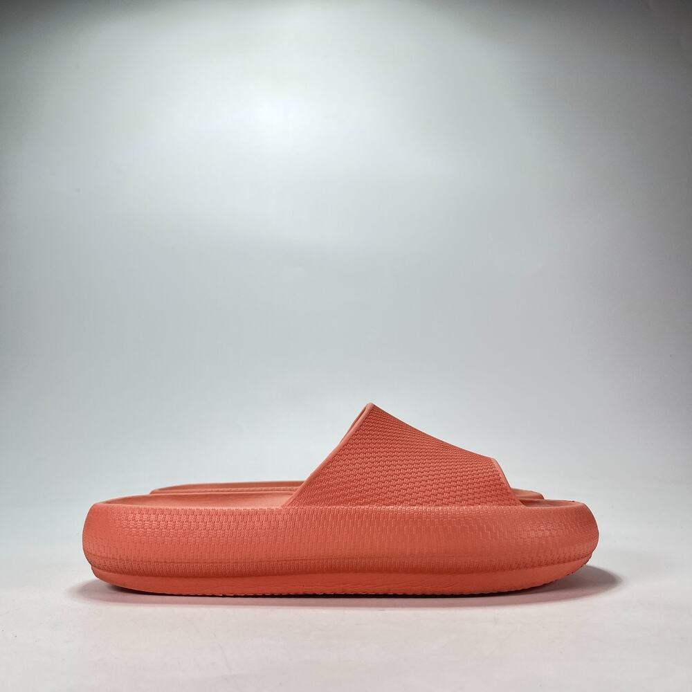 32 Degrees Cool Coral Pink Waterproof Cushioned Slide Sandals Women's Size 7.5
